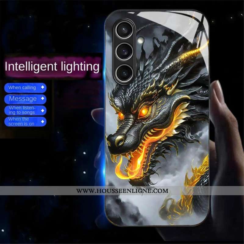 Coque Galaxy A16 4G / 5G Call Flash Series Dragon Noir