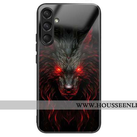 Coque Galaxy A16 4G / 5G Verre Trempé Loup Rouge