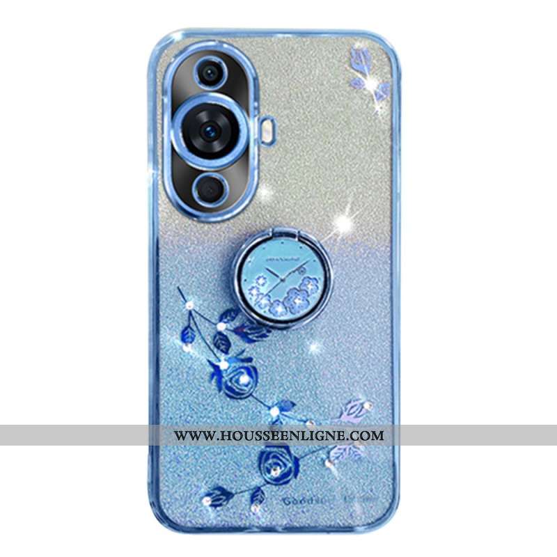 Coque Huawei Nova 11 Pro Pailletée avec Support KADEM