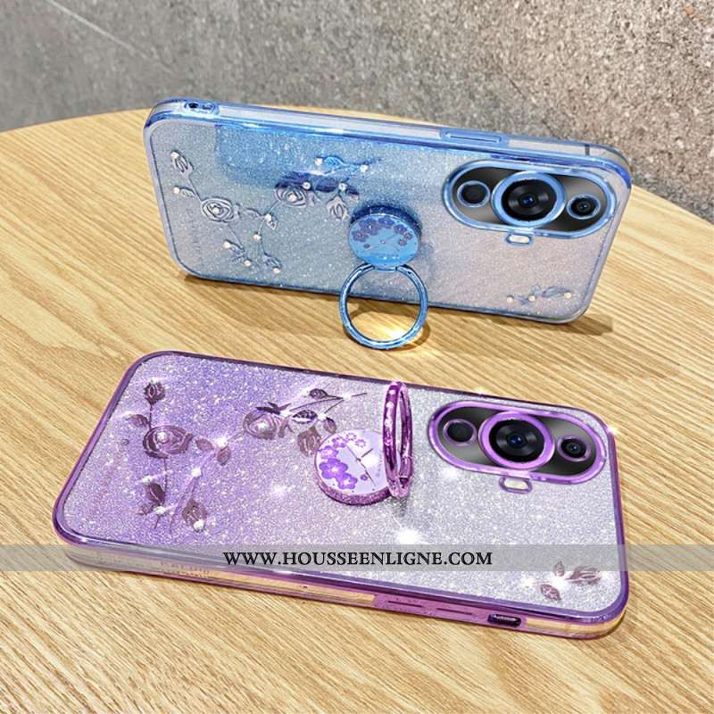 Coque Huawei Nova 11 Pro Pailletée avec Support KADEM