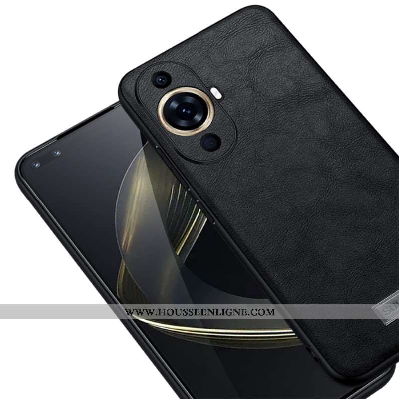 Coque Huawei Nova 11 Pro Simili Cuir SULADA