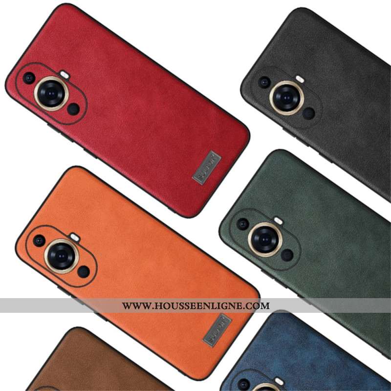 Coque Huawei Nova 11 Pro Simili Cuir SULADA