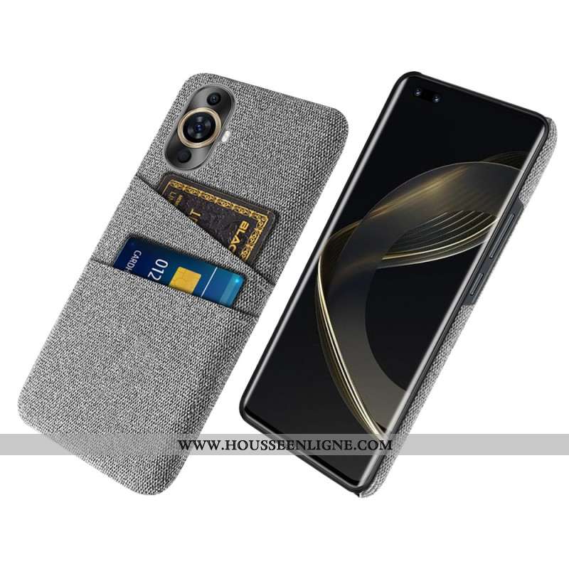 Coque Huawei Nova 11 Pro Tissu Porte-Cartes