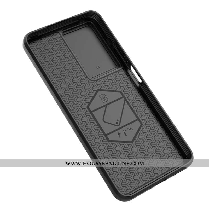 Coque Huawei Nova 12 SE 4G Ring Résistante Protecteur Objectif Coulissant