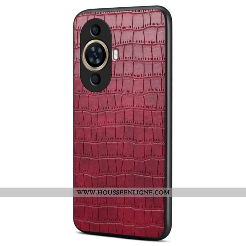 Coque Huawei Nova 12S Effet Crocodile