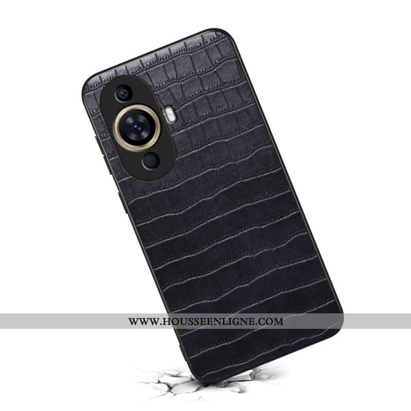 Coque Huawei Nova 12S Effet Crocodile