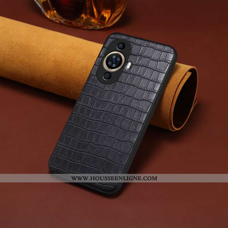 Coque Huawei Nova 12S Effet Crocodile