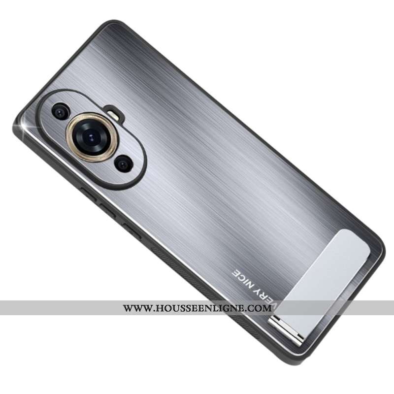 Coque Huawei Nova 12S Effet Métal Support