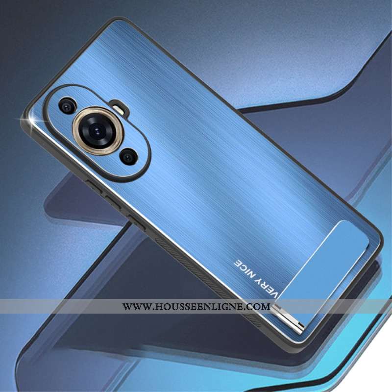 Coque Huawei Nova 12S Effet Métal Support