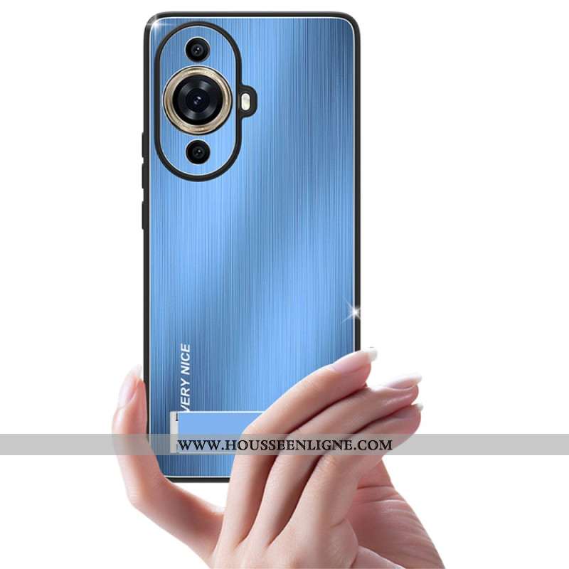 Coque Huawei Nova 12S Effet Métal Support