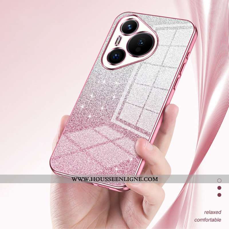 Coque Huawei Pura 70 Paillettes Dégradées