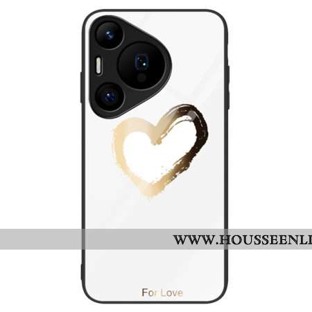 Coque Huawei Pura 70 Pro Coeur Doré