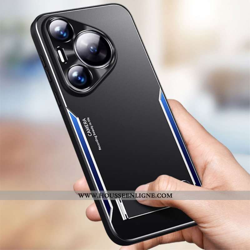 Coque Huawei Pura 70 Pro Effet Métal Support