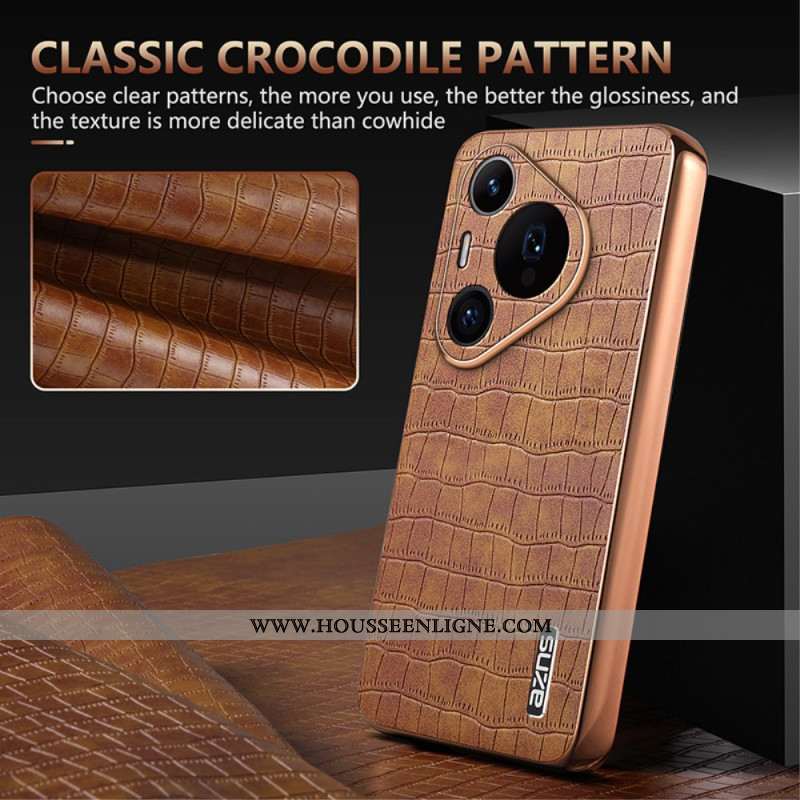 Coque Huawei Pura 70 Pro Motif Crocodile AZNS