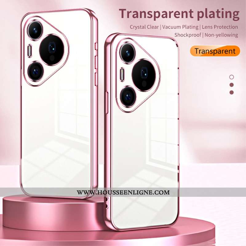 Coque Huawei Pura 70 Pro Rébords Style Métal