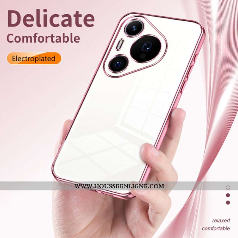 Coque Huawei Pura 70 Pro Rébords Style Métal