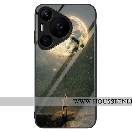 Coque Huawei Pura 70 Pro Verre Trempé Motif Lunaire