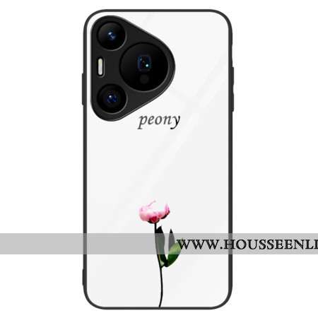 Coque Huawei Pura 70 Pro Verre Trempé Pivoine