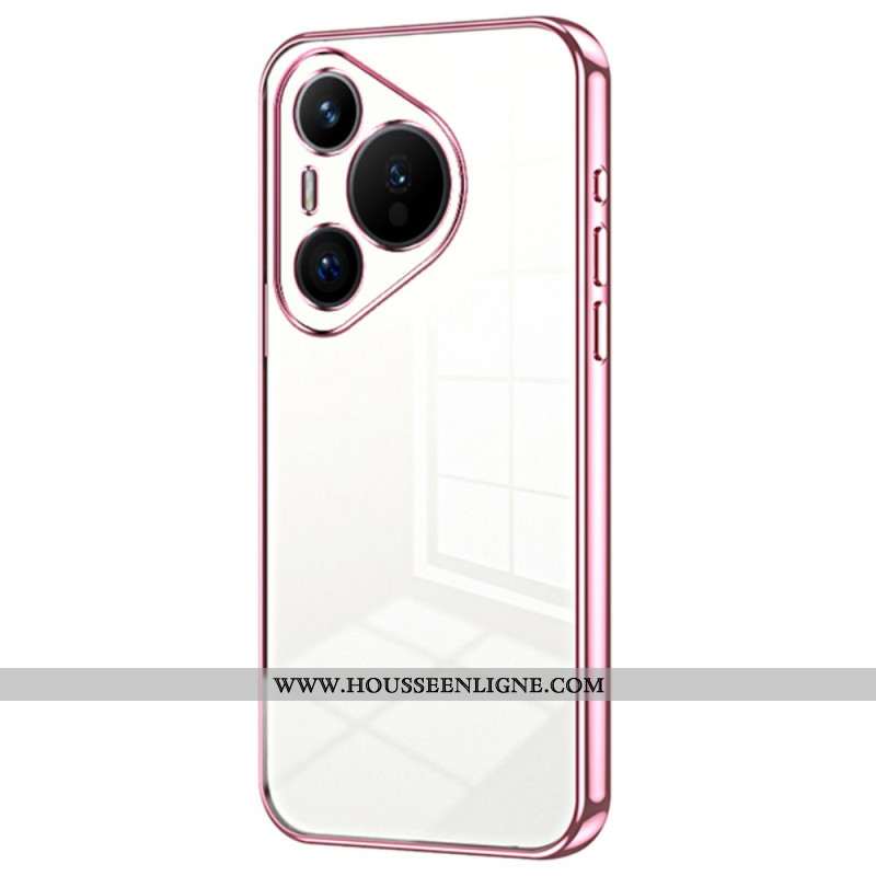 Coque Huawei Pura 70 Rebords Style Métal