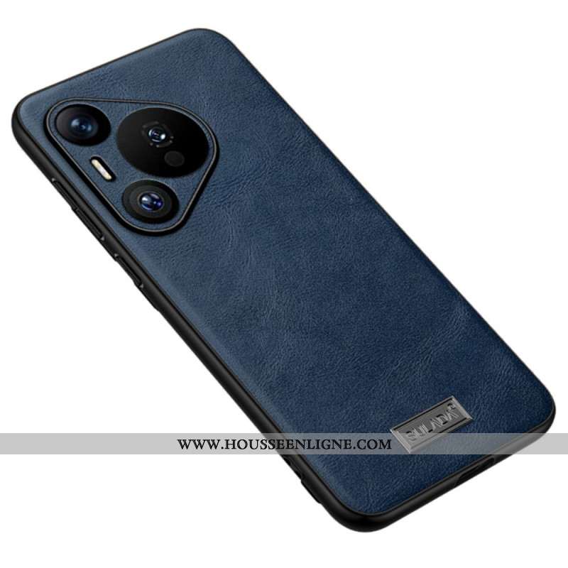 Coque Huawei Pura 70 Simili Cuir SULADA