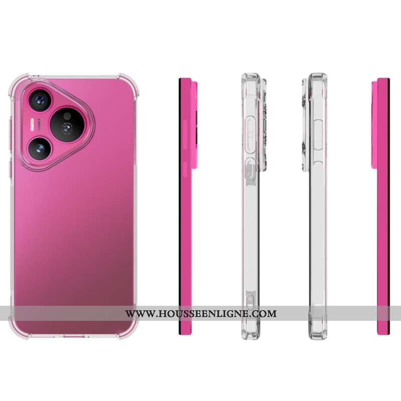 Coque Huawei Pura 70 Transparente Coins Renforcés