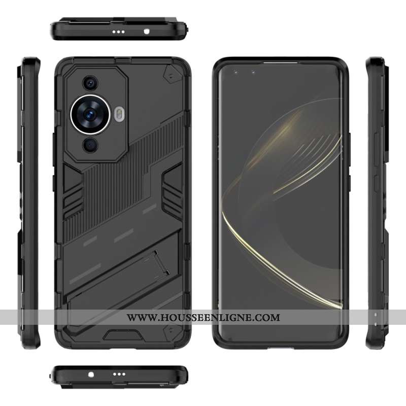 Coque Huawei ova 12S Support Amovible Deux Positions Mains Libres