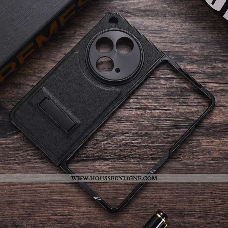 Coque OnePlus Open / Oppo Find N3 5G Simili Cuir avec Support