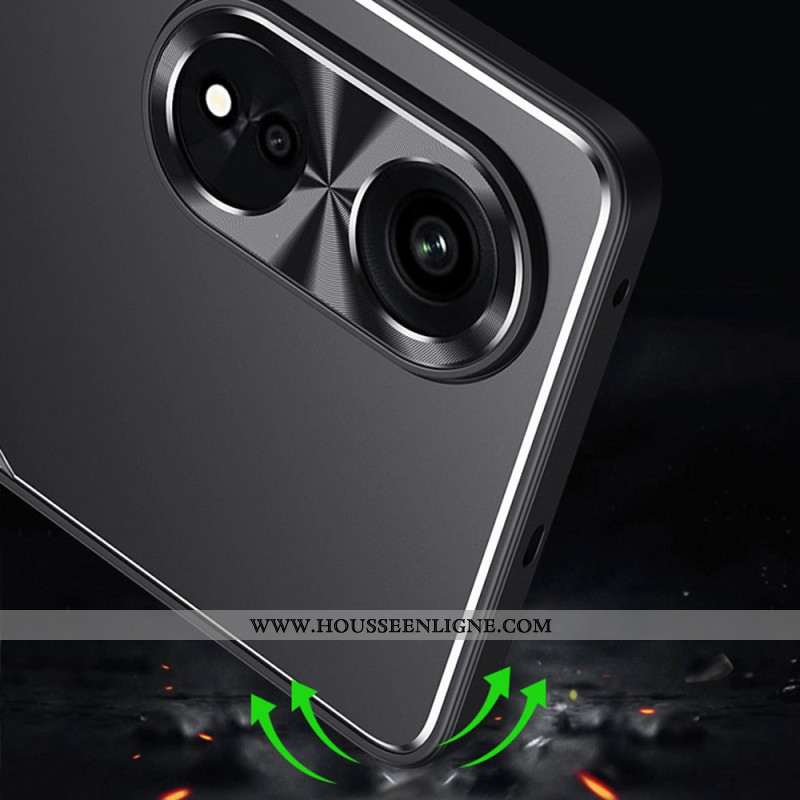 Coque Oppo A98 5G Effet Métal avec Support