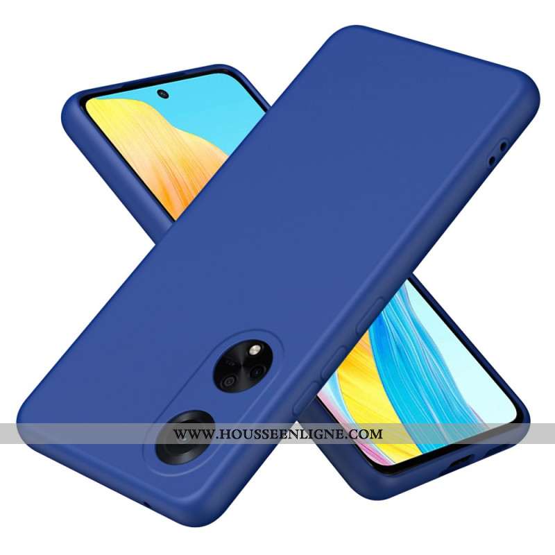 Coque Oppo A98 5G Silicone Liquide à Lanière