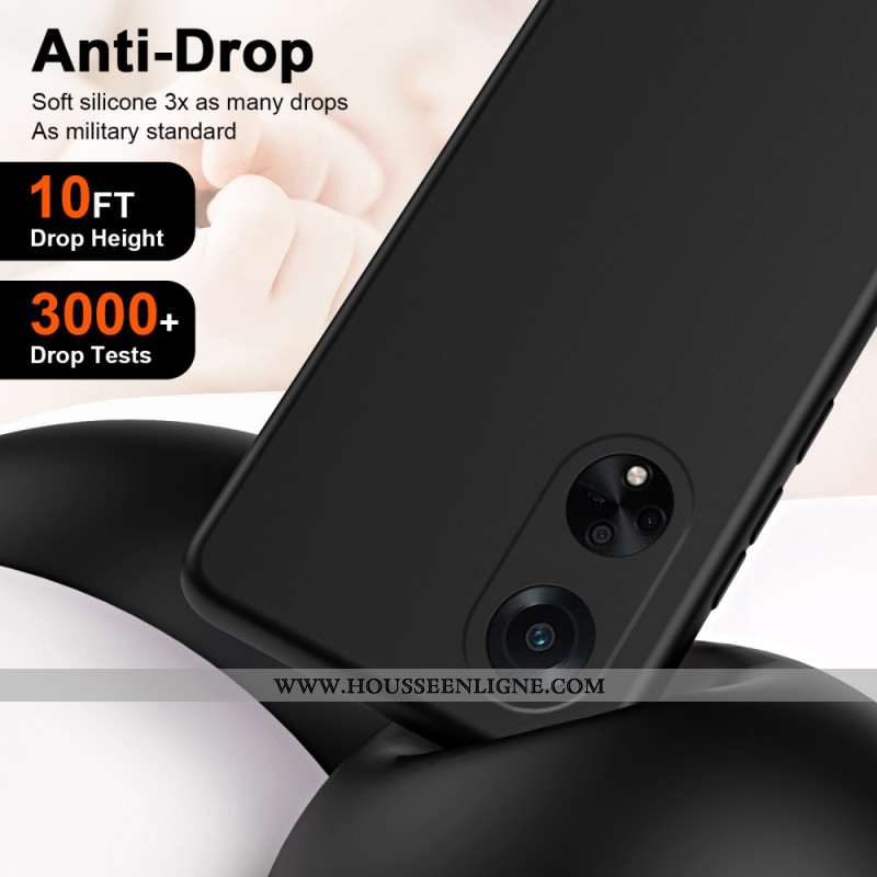 Coque Oppo A98 5G Silicone Liquide à Lanière