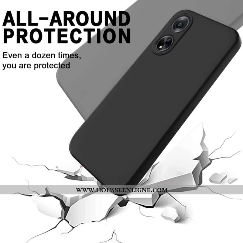 Coque Oppo A98 5G Silicone Liquide à Lanière