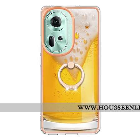 Coque Oppo Reno 11 5G Anneau-Support Bière