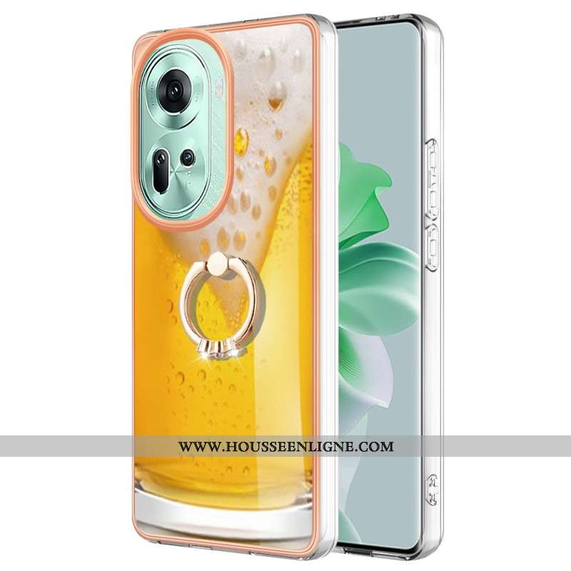 Coque Oppo Reno 11 5G Anneau-Support Bière