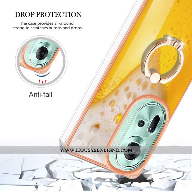 Coque Oppo Reno 11 5G Anneau-Support Bière