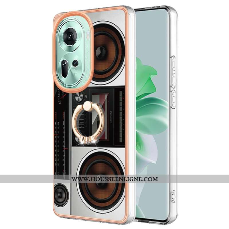 Coque Oppo Reno 11 5G Annneau-Support Radio