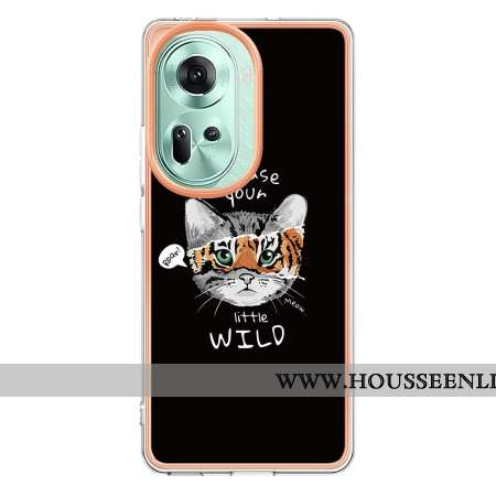 Coque Oppo Reno 11 5G Chat et Tigre