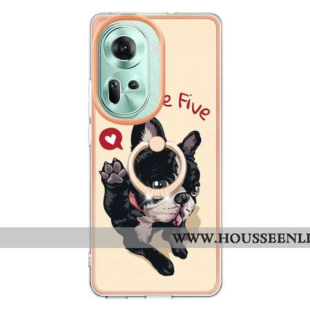 Coque Oppo Reno 11 5G Chien Give Me Five