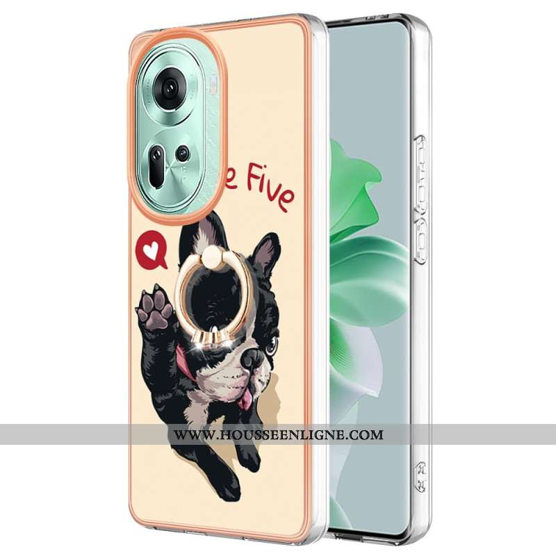 Coque Oppo Reno 11 5G Chien Give Me Five