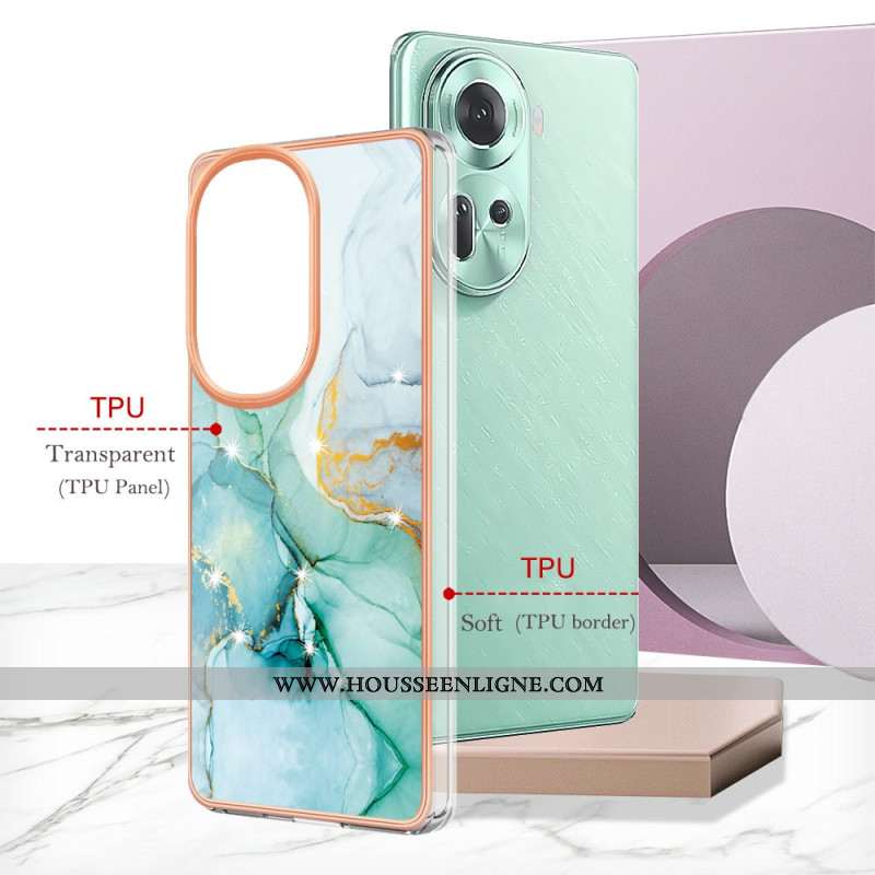 Coque Oppo Reno 11 5G Motif Marbre