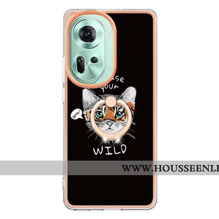 Coque Oppo Reno 11 Chat et Tigre