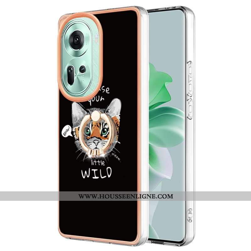 Coque Oppo Reno 11 Chat et Tigre