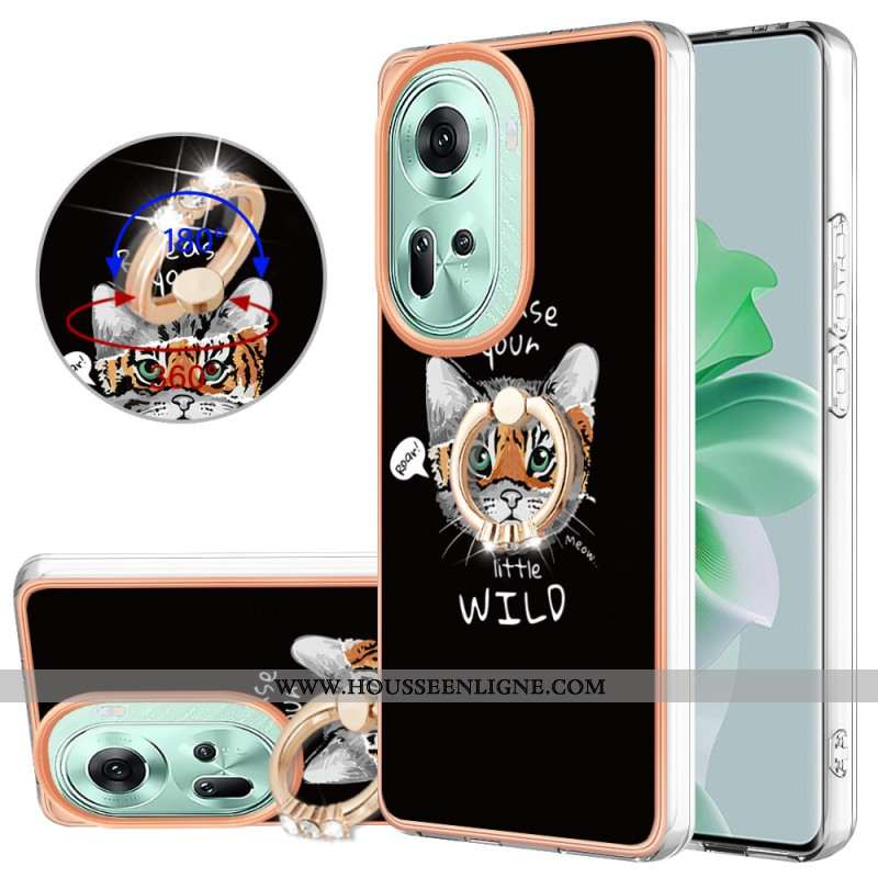 Coque Oppo Reno 11 Chat et Tigre