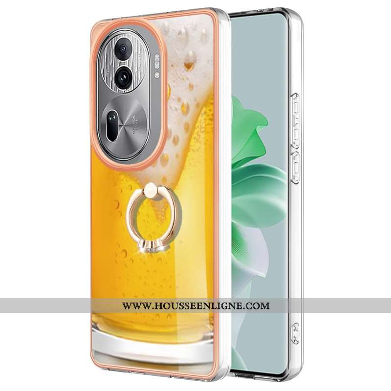 Coque Oppo Reno 11 Pro 5G Anneau-Support Bière