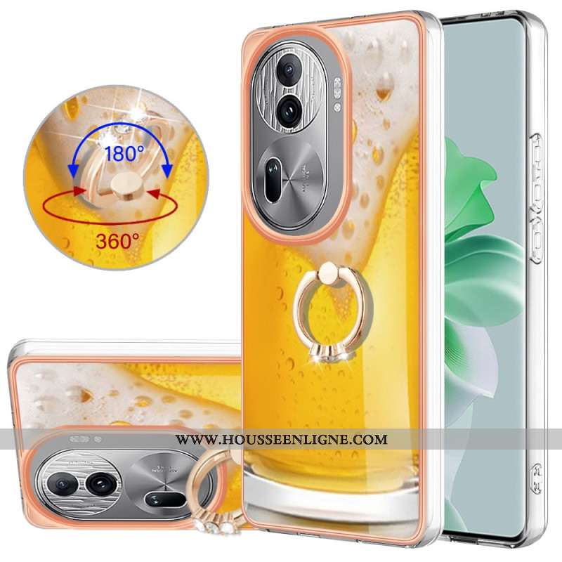 Coque Oppo Reno 11 Pro 5G Anneau-Support Bière