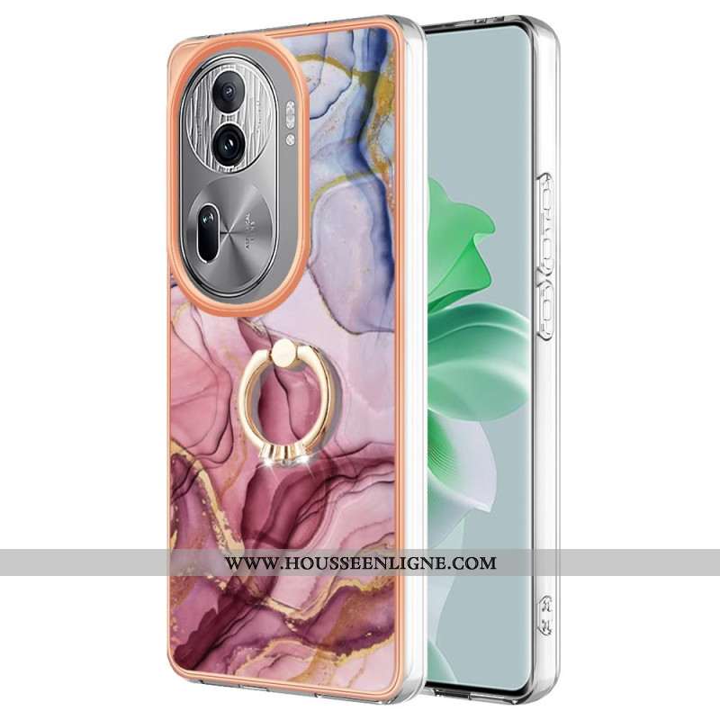 Coque Oppo Reno 11 Pro 5G Anneau-Support Marbre