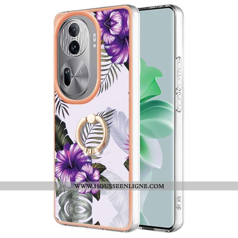 Coque Oppo Reno 11 Pro 5G Anneau-Support Marbre