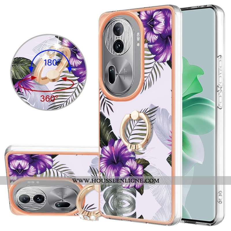 Coque Oppo Reno 11 Pro 5G Anneau-Support Marbre