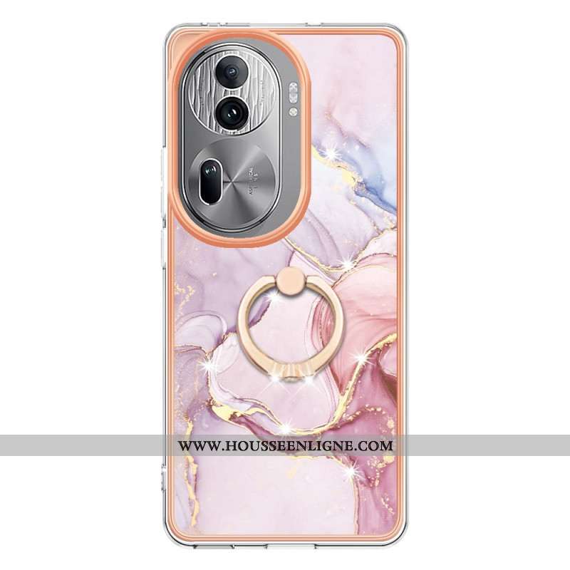 Coque Oppo Reno 11 Pro 5G Anneau-Support Style Marbre