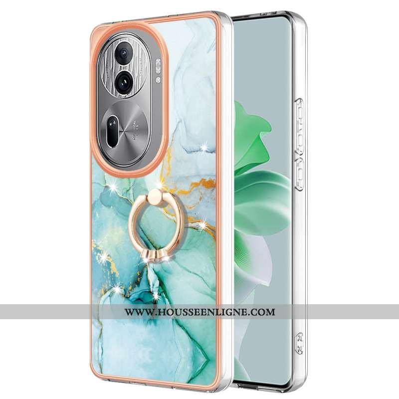 Coque Oppo Reno 11 Pro 5G Anneau-Support Style Marbre