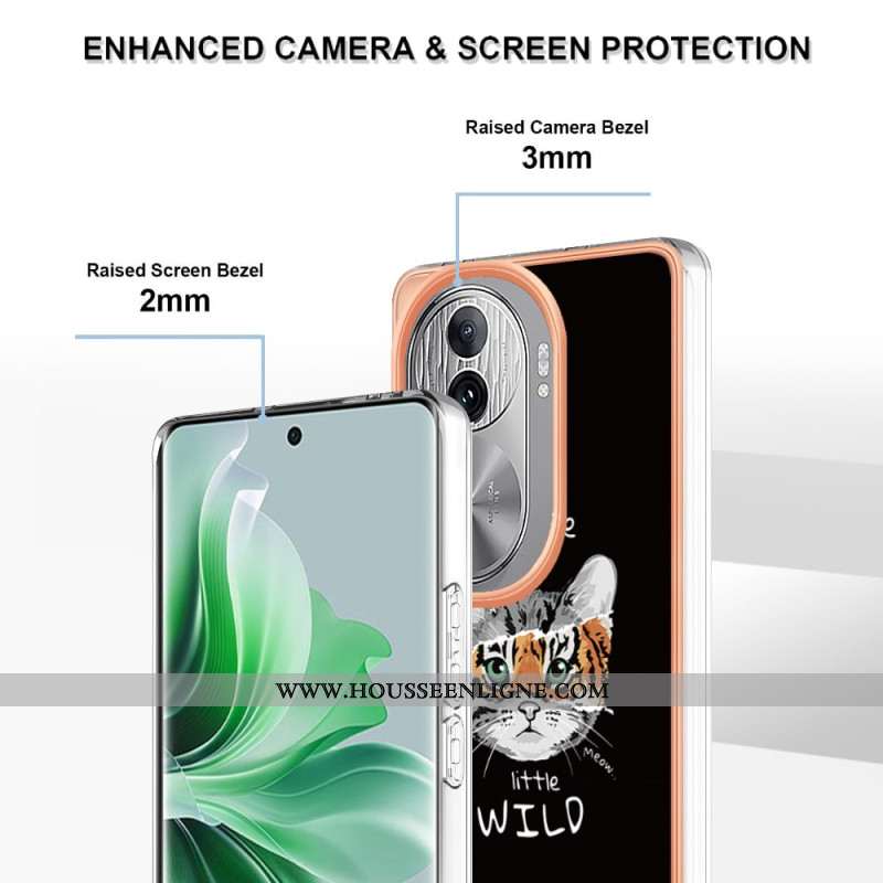 Coque Oppo Reno 11 Pro 5G Chat et Tigre